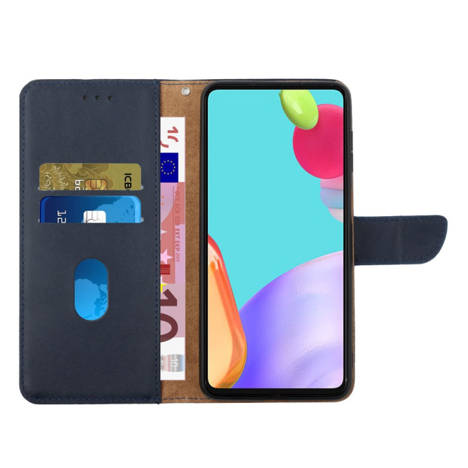 Housse iPhone 13 mini Portefeuille Support Cuir Véritable Modèle 4