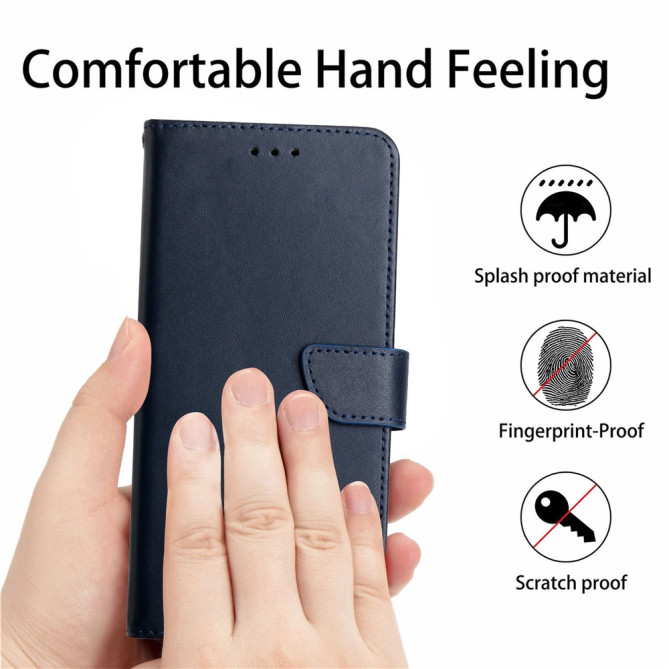 Housse iPhone 13 mini Portefeuille Support Cuir Véritable Modèle 4