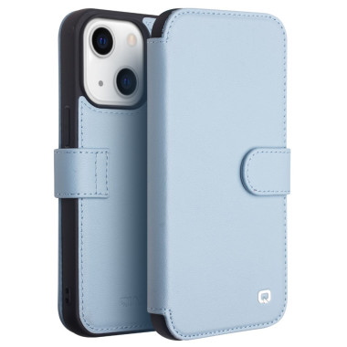 Housse iPhone 13 mini QIALINO Portefeuille