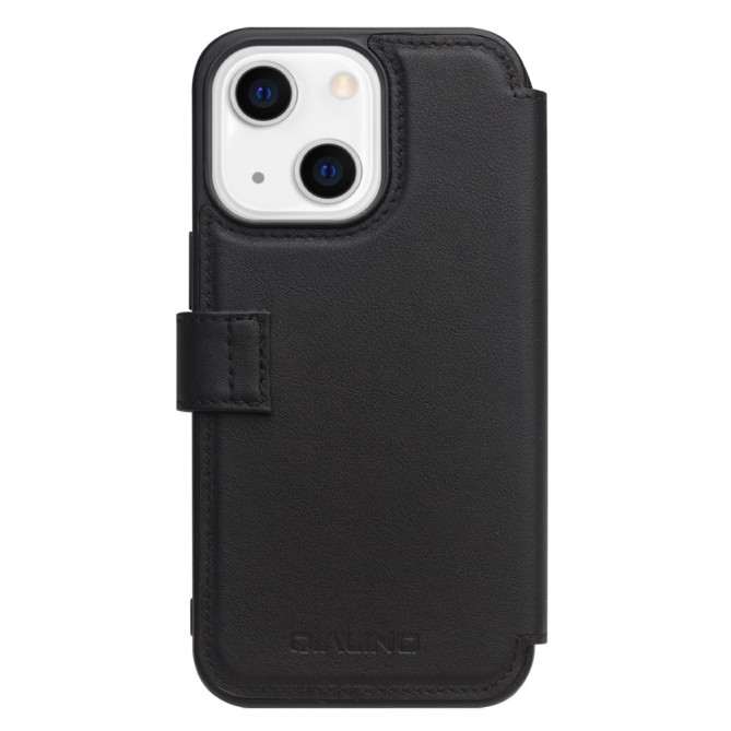 Housse iPhone 13 mini QIALINO Portefeuille