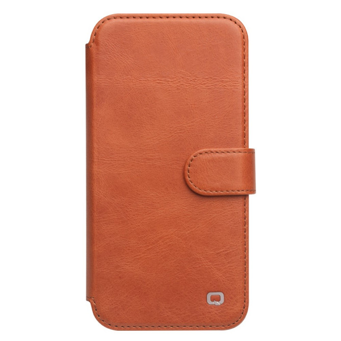 Housse iPhone 13 mini QIALINO Portefeuille