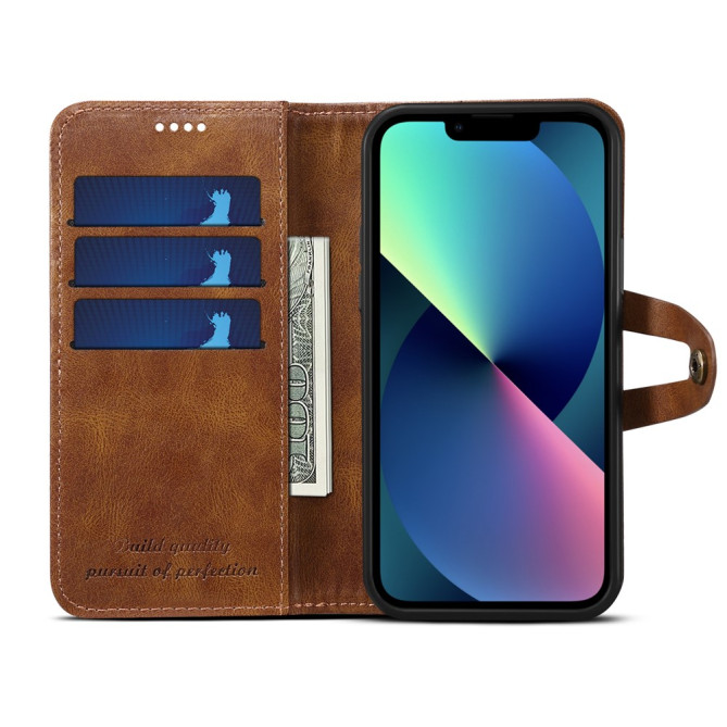 Housse iPhone 13 mini SUTENI Portefeuille