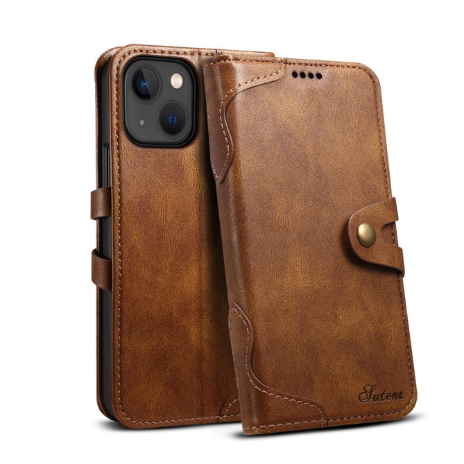 Housse iPhone 13 mini SUTENI Portefeuille