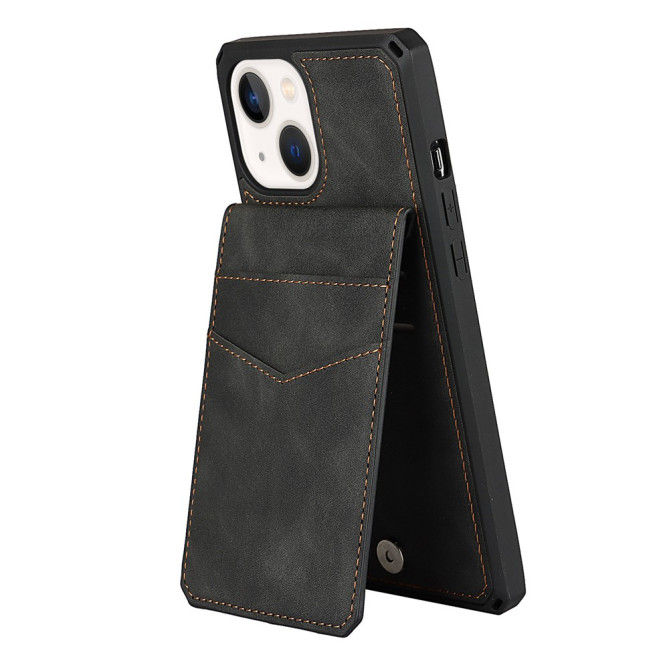 Housse iPhone 13 mini Portefeuille Support avec Dragonne Modèle 4