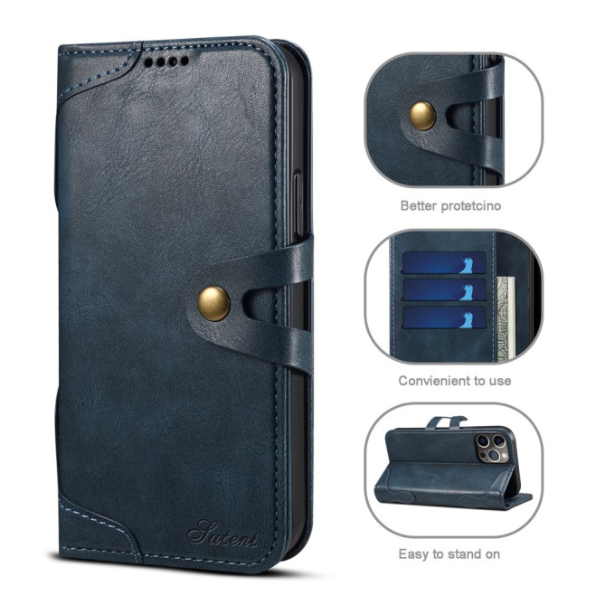 Housse iPhone 13 mini SUTENI Portefeuille