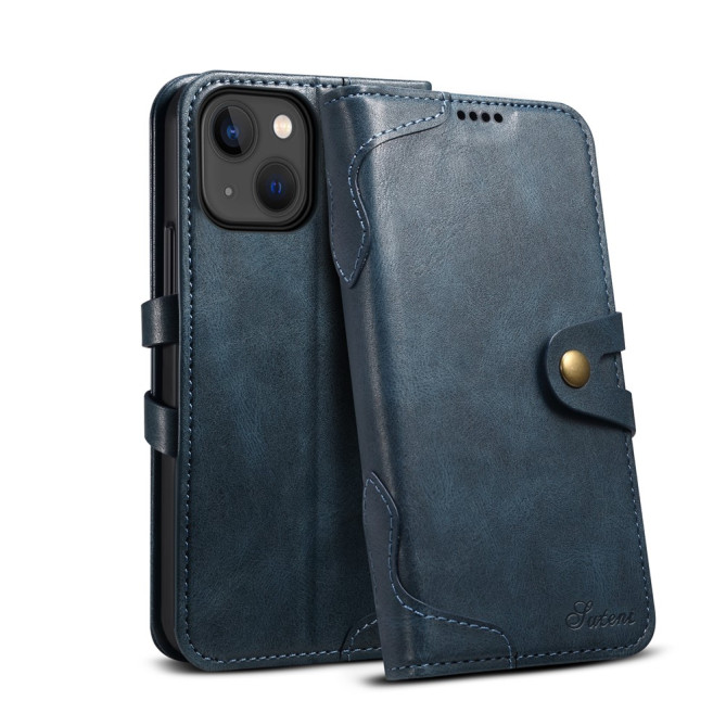 Housse iPhone 13 mini SUTENI Portefeuille