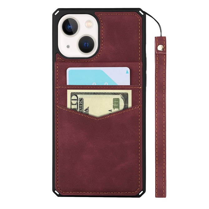 Housse iPhone 13 mini Portefeuille Support avec Dragonne Modèle 4