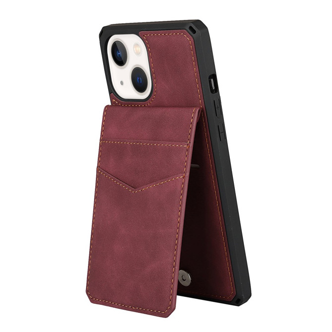 Housse iPhone 13 mini Portefeuille Support avec Dragonne Modèle 4