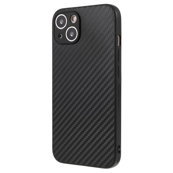 Coque iPhone 13 mini Fibre de Carbone avec Anneau