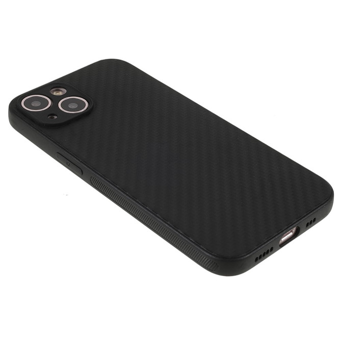 Coque iPhone 13 mini Fibre de Carbone avec Anneau