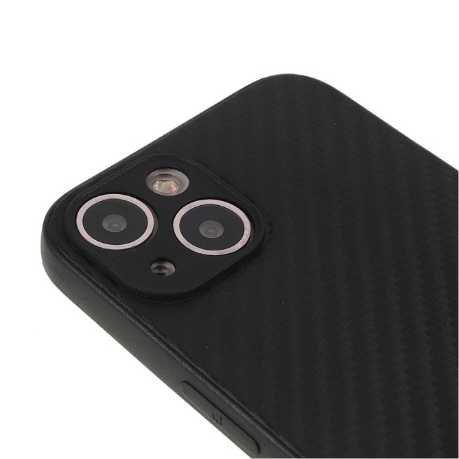 Coque iPhone 13 mini Fibre de Carbone avec Anneau