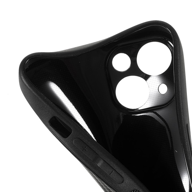 Coque iPhone 13 mini Fibre de Carbone avec Anneau