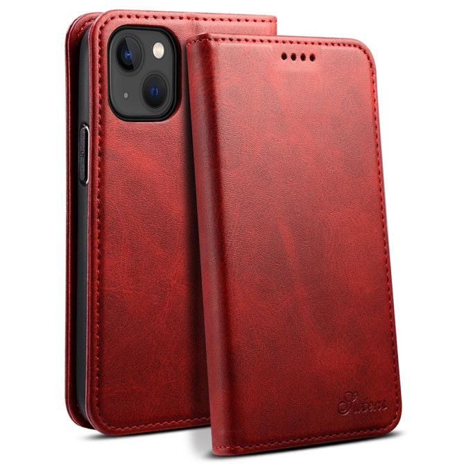 Housse iPhone 13 mini SUTENI Portefeuille Support Fermeture Automatique