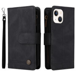 Housse iPhone 13 mini Portefeuille Fermeture Éclair Modèle 4