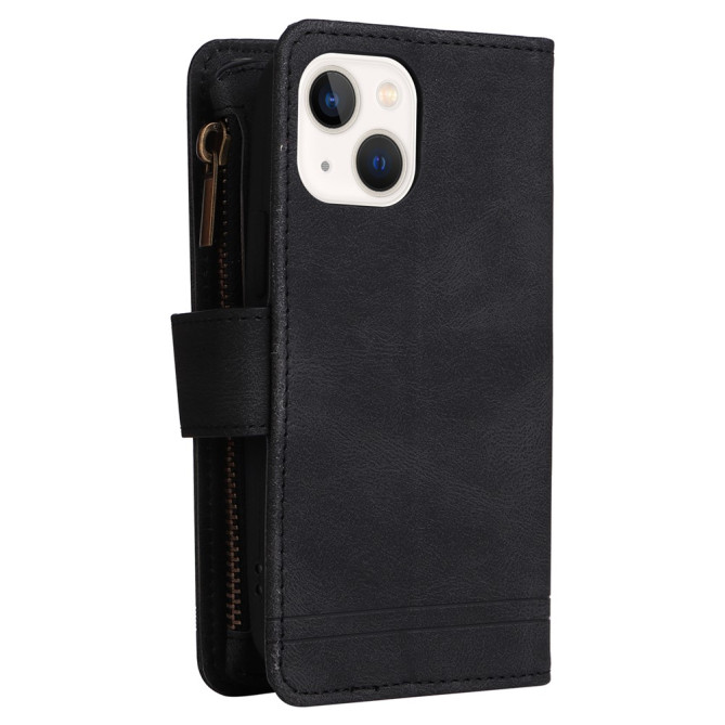 Housse iPhone 13 mini Portefeuille Fermeture Éclair Modèle 4