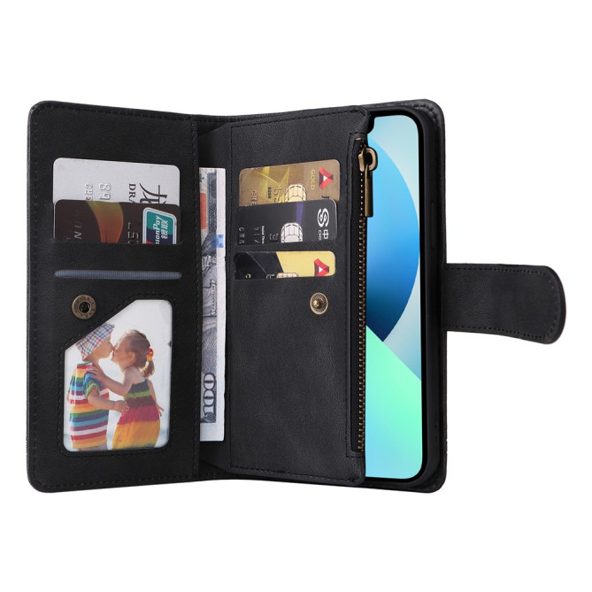 Housse iPhone 13 mini Portefeuille Fermeture Éclair Modèle 4