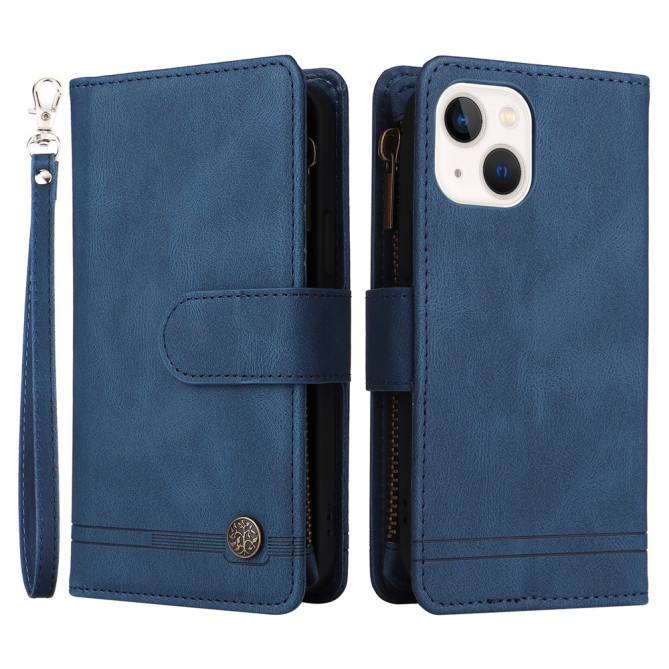Housse iPhone 13 mini Portefeuille Fermeture Éclair Modèle 4