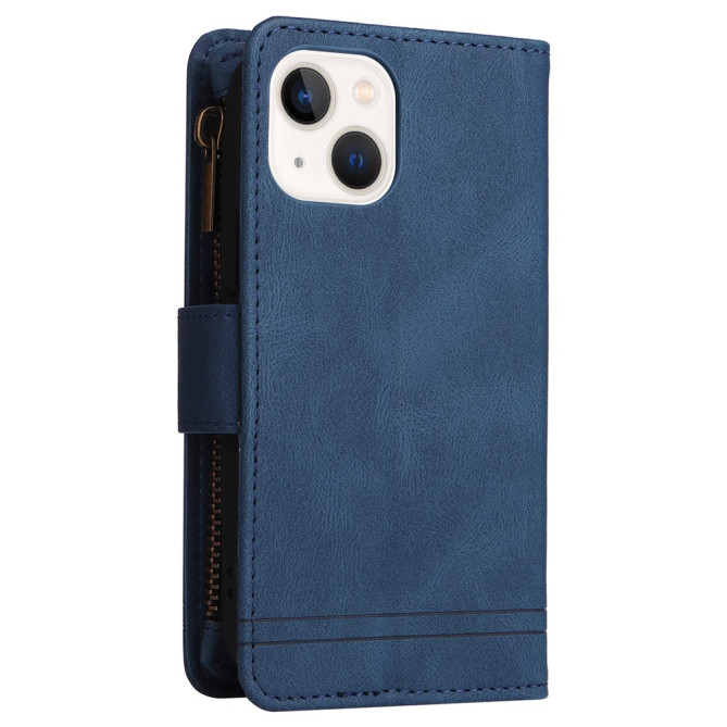 Housse iPhone 13 mini Portefeuille Fermeture Éclair Modèle 4