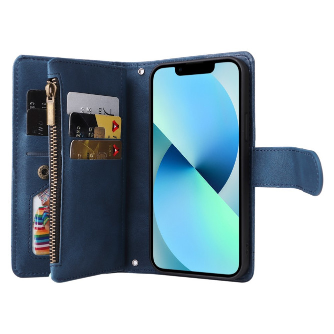 Housse iPhone 13 mini Portefeuille Fermeture Éclair Modèle 4