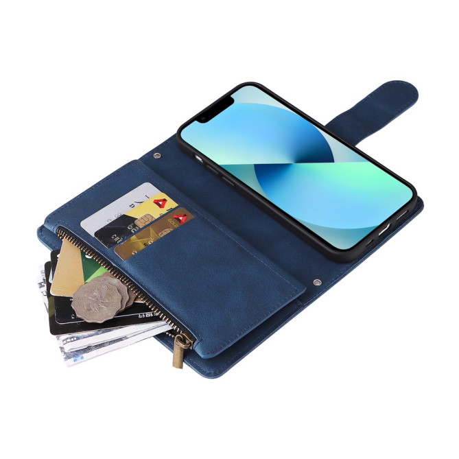 Housse iPhone 13 mini Portefeuille Fermeture Éclair Modèle 4