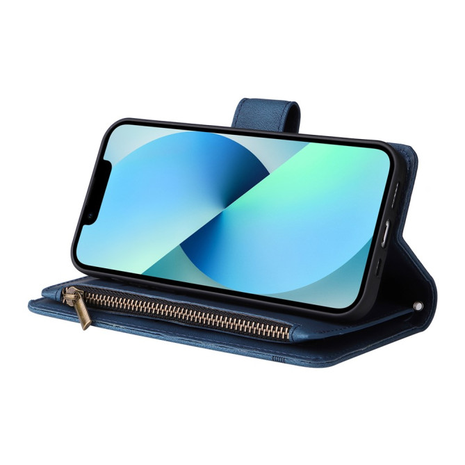 Housse iPhone 13 mini Portefeuille Fermeture Éclair Modèle 4