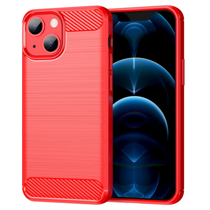 Coque iPhone 13 mini Fibre de Carbone Brossée Modèle 3