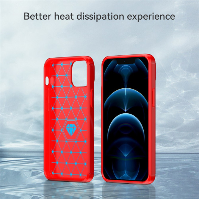 Coque iPhone 13 mini Fibre de Carbone Brossée Modèle 3
