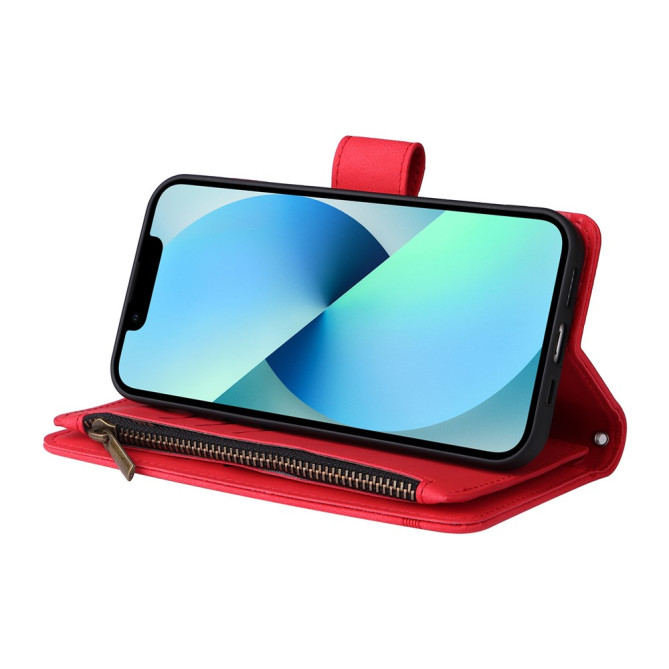 Housse iPhone 13 mini Portefeuille Fermeture Éclair Modèle 4
