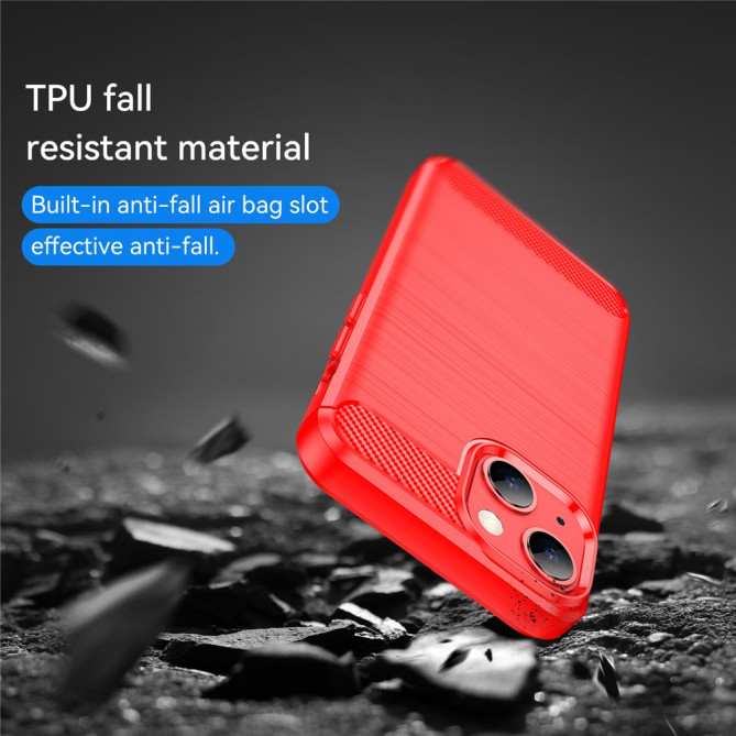 Coque iPhone 13 mini Fibre de Carbone Brossée Modèle 3