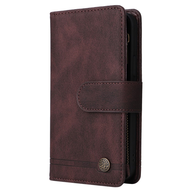 Housse iPhone 13 mini Portefeuille Fermeture Éclair Modèle 4