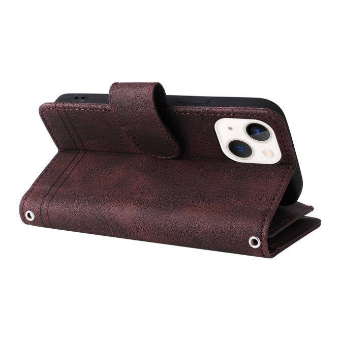 Housse iPhone 13 mini Portefeuille Fermeture Éclair Modèle 4