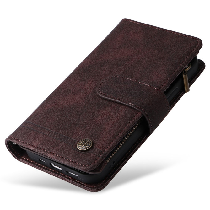 Housse iPhone 13 mini Portefeuille Fermeture Éclair Modèle 4