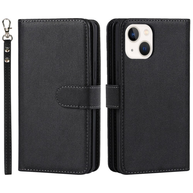 Housse iPhone 13 mini Portefeuille Support avec Dragonne Modèle 5