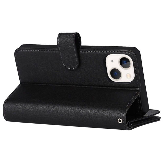 Housse iPhone 13 mini Portefeuille Support avec Dragonne Modèle 5