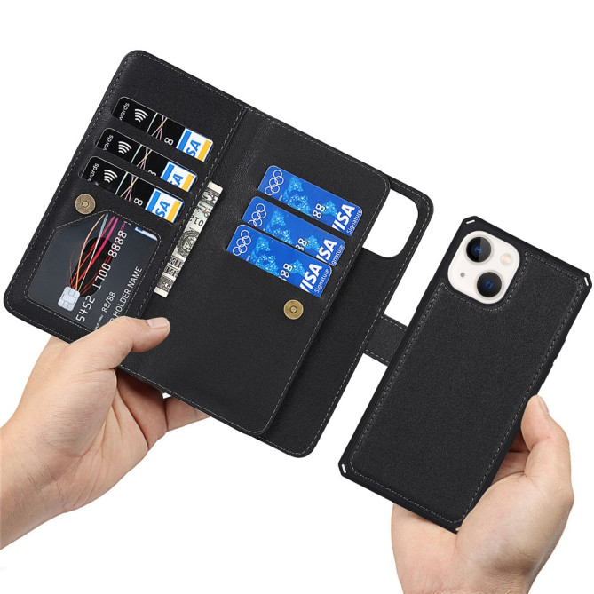 Housse iPhone 13 mini Portefeuille Support avec Dragonne Modèle 5