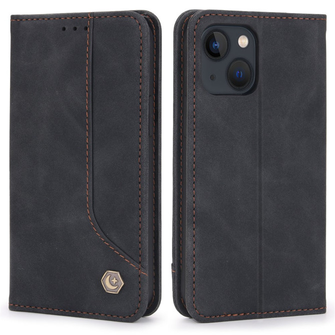 Housse iPhone 13 mini POLA Portefeuille Support Rétro
