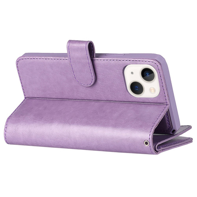 Housse iPhone 13 mini Portefeuille Support avec Dragonne Modèle 5