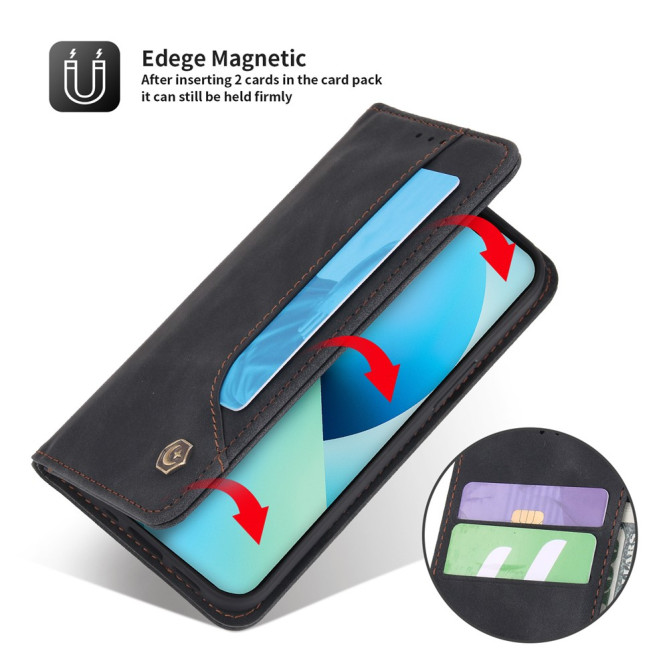 Housse iPhone 13 mini POLA Portefeuille Support Rétro