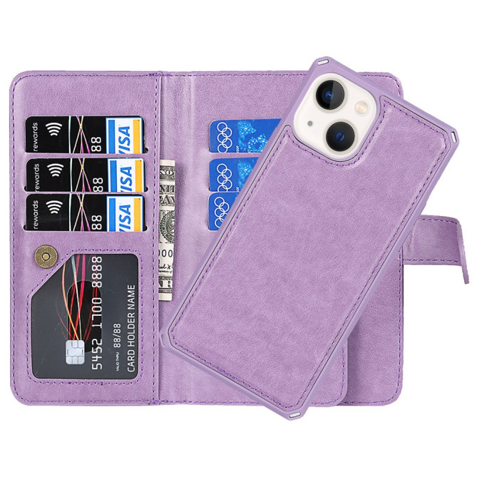 Housse iPhone 13 mini Portefeuille Support avec Dragonne Modèle 5