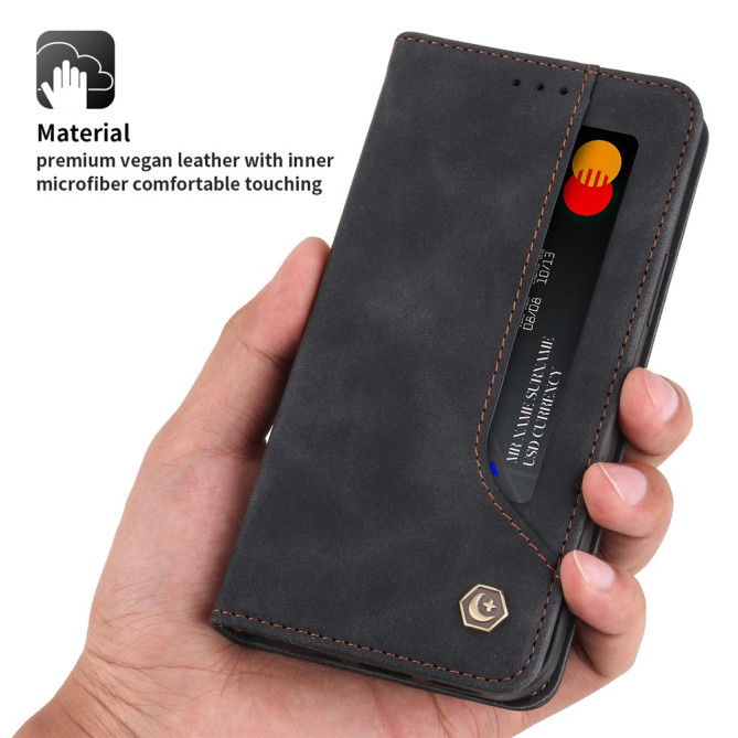 Housse iPhone 13 mini POLA Portefeuille Support Rétro
