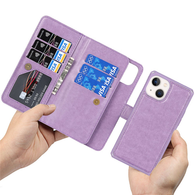 Housse iPhone 13 mini Portefeuille Support avec Dragonne Modèle 5