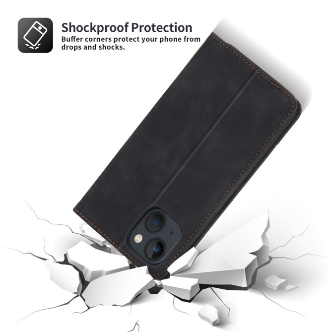 Housse iPhone 13 mini POLA Portefeuille Support Rétro