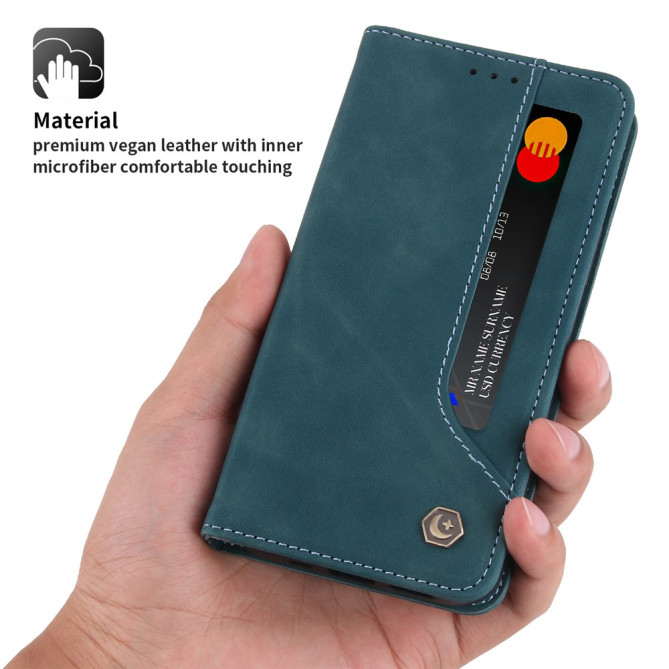 Housse iPhone 13 mini POLA Portefeuille Support Rétro