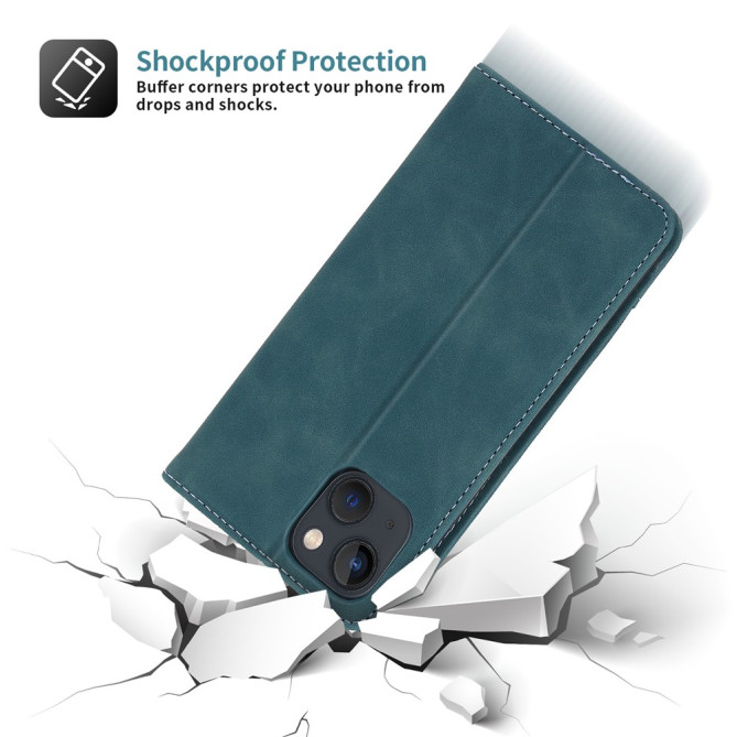 Housse iPhone 13 mini POLA Portefeuille Support Rétro