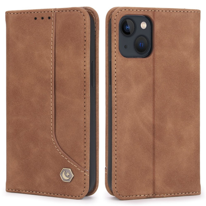 Housse iPhone 13 mini POLA Portefeuille Support Rétro