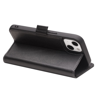 Housse iPhone 13 mini QIALINO Portefeuille Cuir Véritable