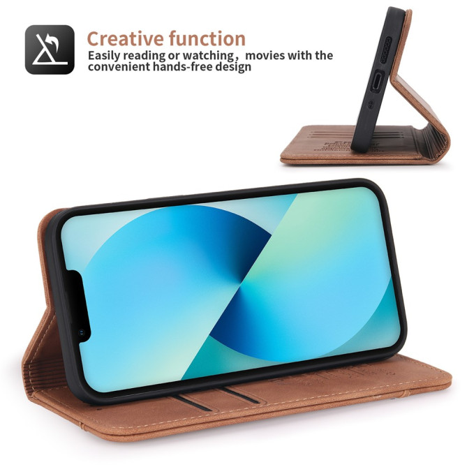Housse iPhone 13 mini POLA Portefeuille Support Rétro