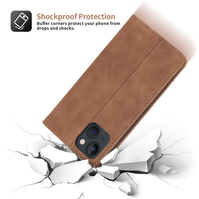 Housse iPhone 13 mini POLA Portefeuille Support Rétro