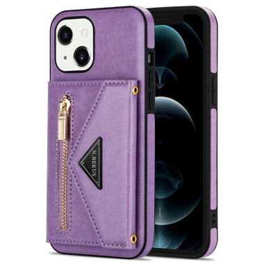 Housse iPhone 13 mini N.BEKUS Portefeuille Support