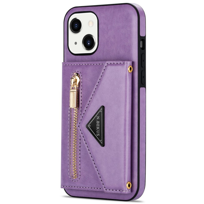 Housse iPhone 13 mini N.BEKUS Portefeuille Support